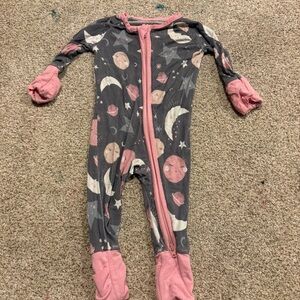 Little Sleepies Celestial Print Baby Onesie size Newborn